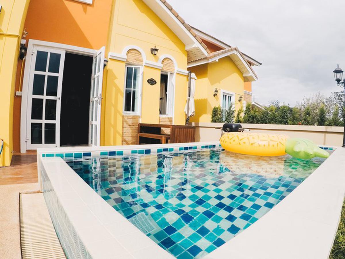 Stella Pool Villa At Marino Khaoyai Nong Nam Daeng Exteriör bild
